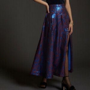 Maeve Shimmer Maxi Skirt from Anthropologie - Size 2- NWOT